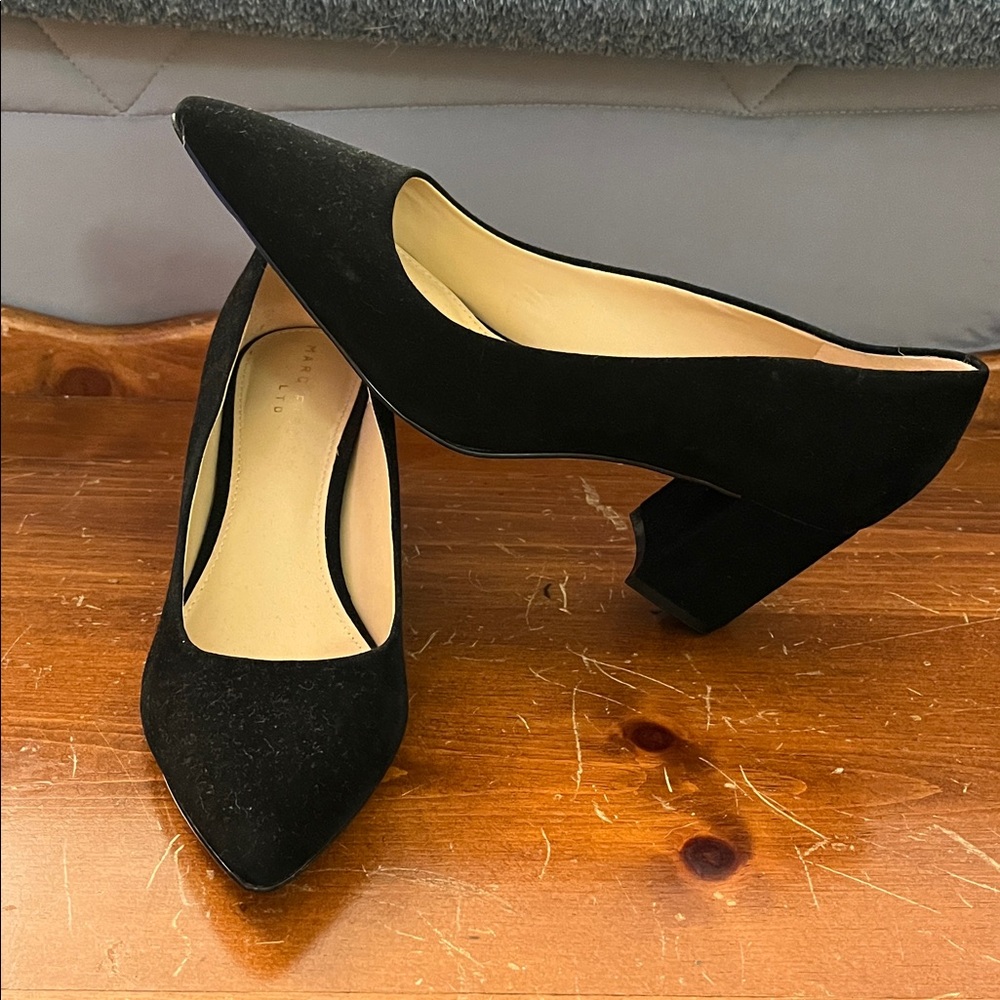Marc Fisher Elegant Black Women's Heels- Size 9 1/2 M. NWT